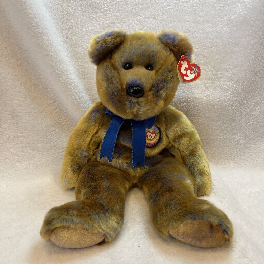 Ty‎ Beanie Buddy 14" with Swing Tags Clubby III Bear 2000